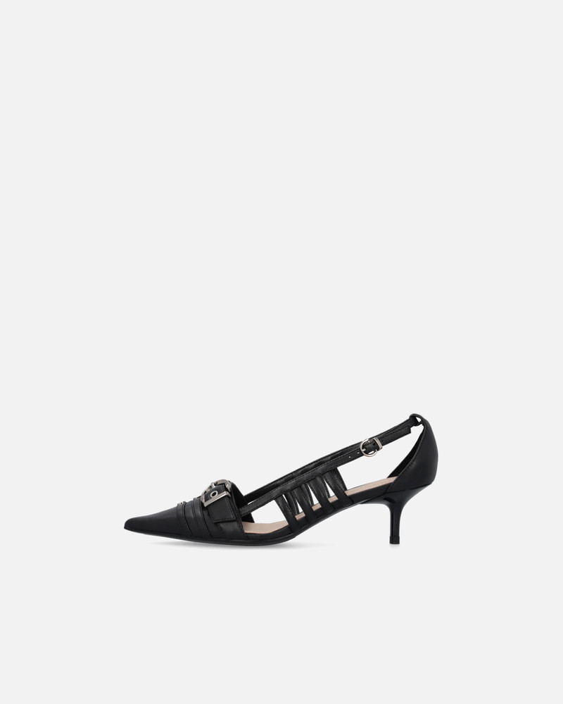 PINKO POINTED NAPPA LEATHER SLINGBACK PUMPS outlook
