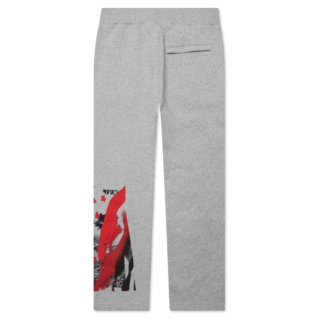1017 ALYX 9SM MIRRORED LOGO PANTS - GREY MELANGE - 2
