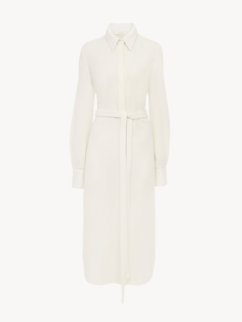 Chloé MIDI SHIRT DRESS outlook