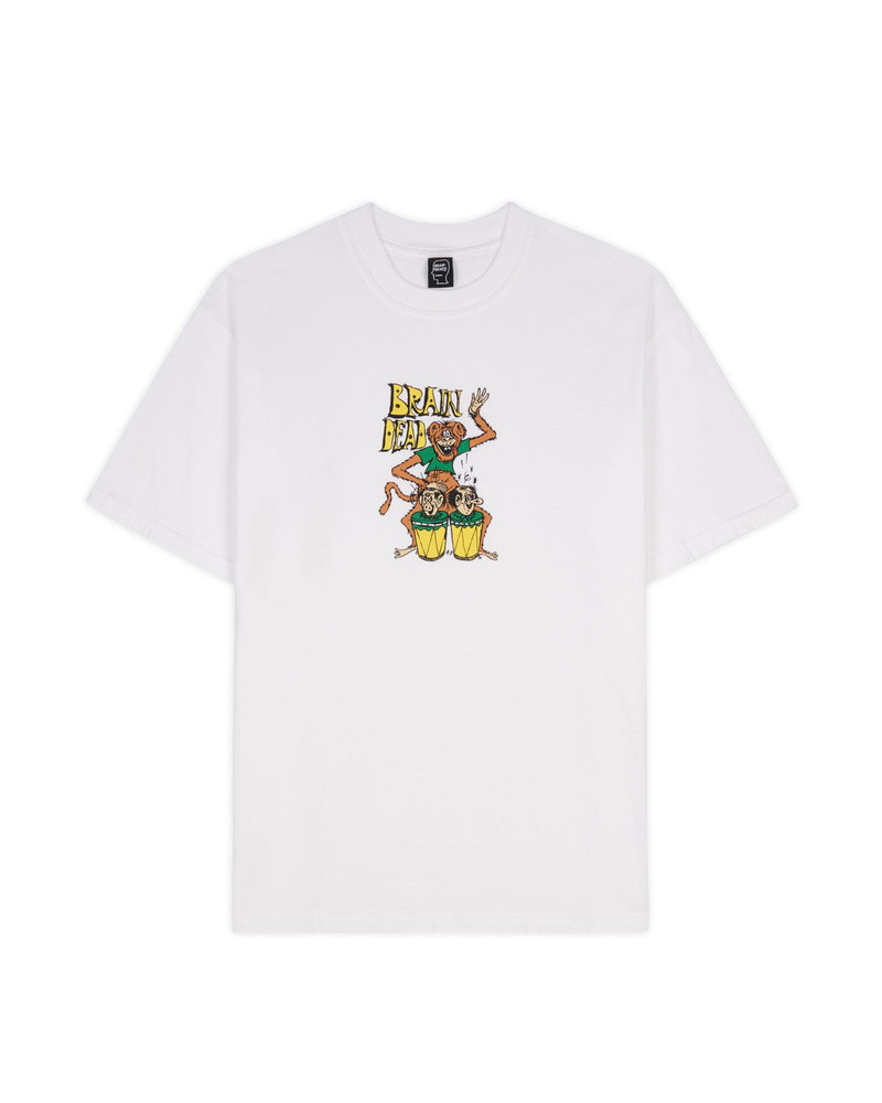 Bongo Brain T-shirt - White - 1