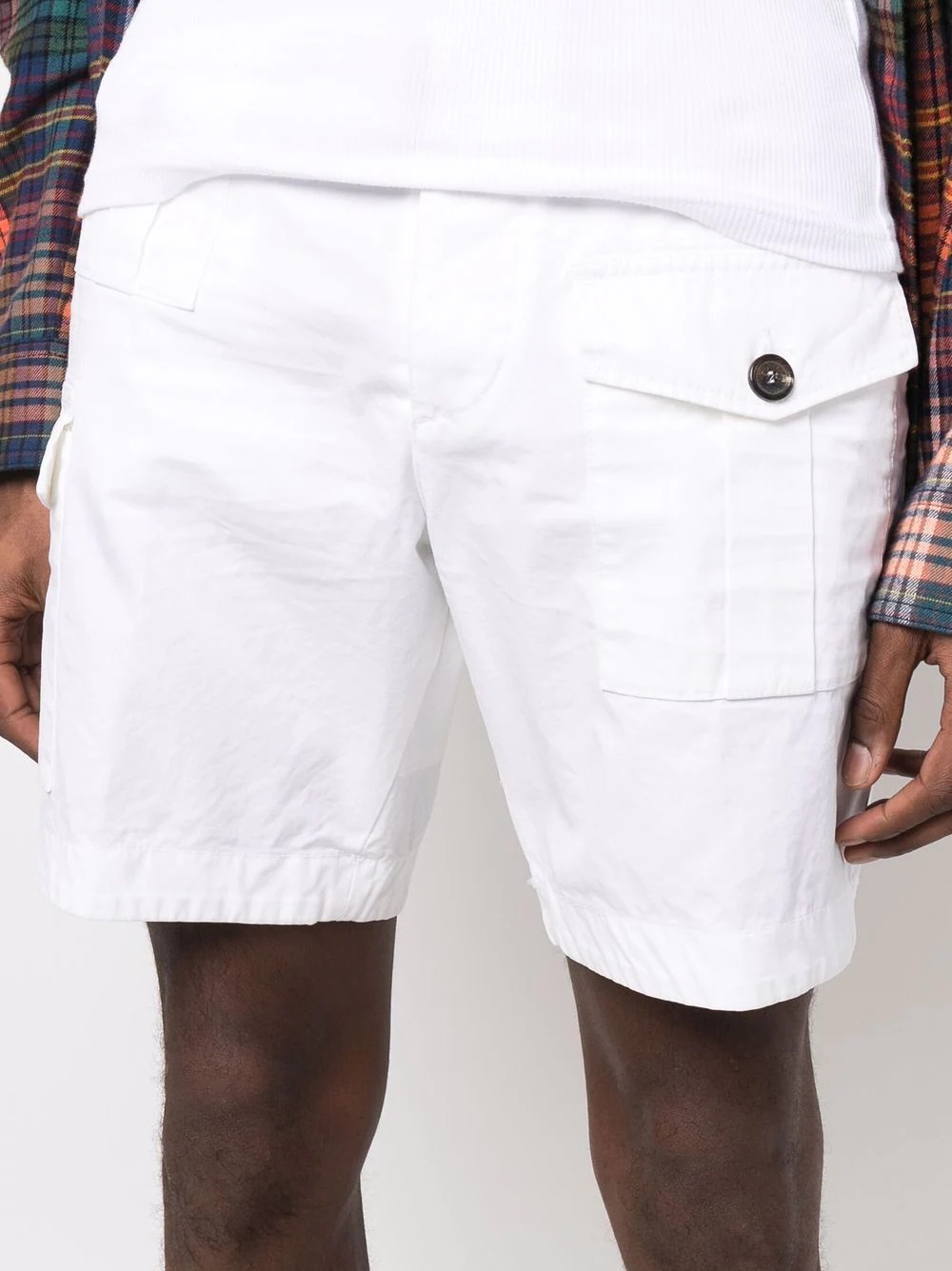 cotton cargo shorts - 5