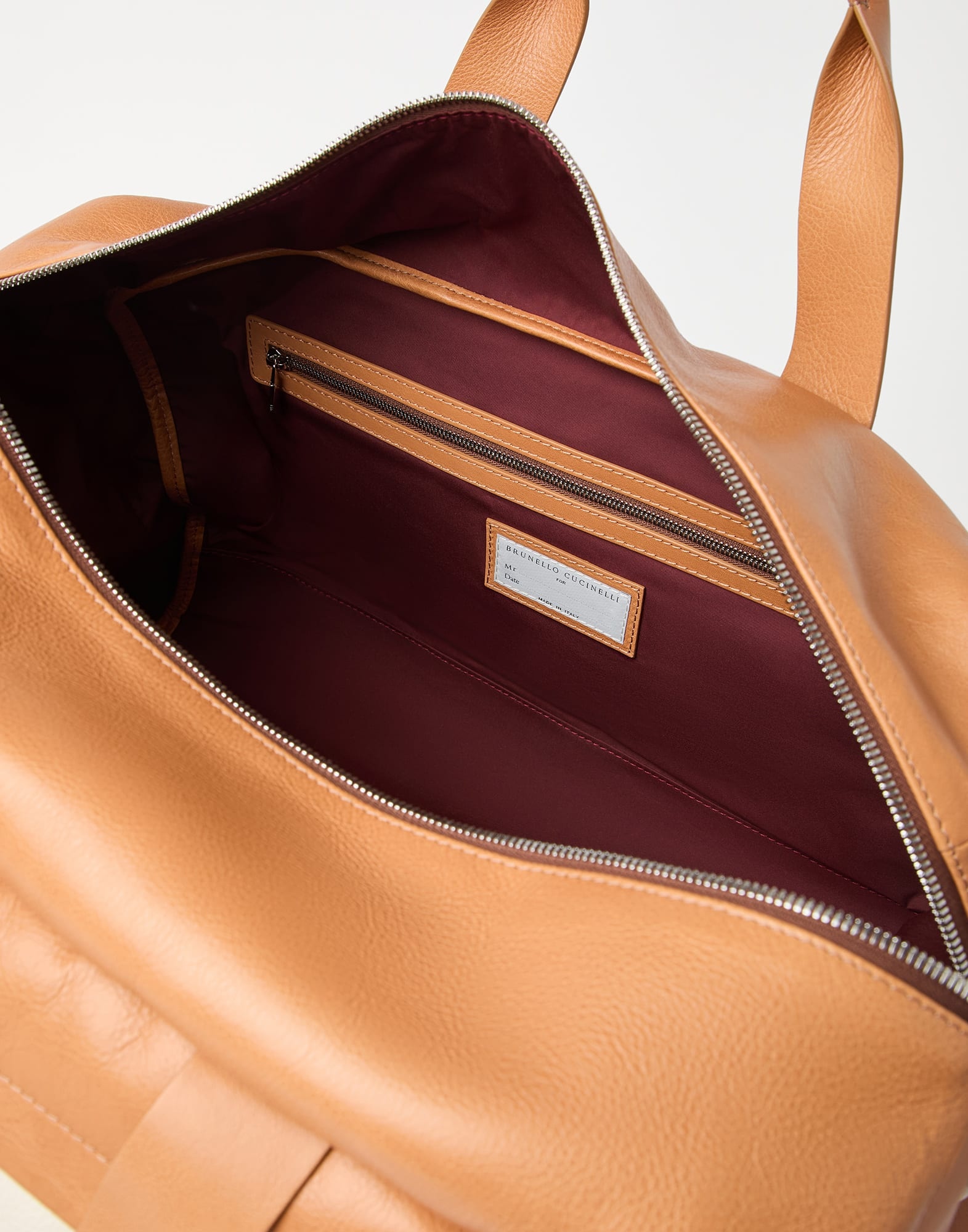 Grained calfskin and cowhide active bag - 5