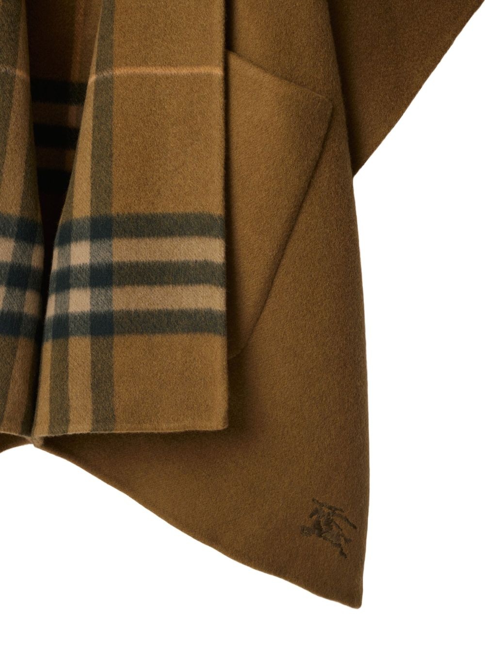 Vintage Check reversible cape - 5