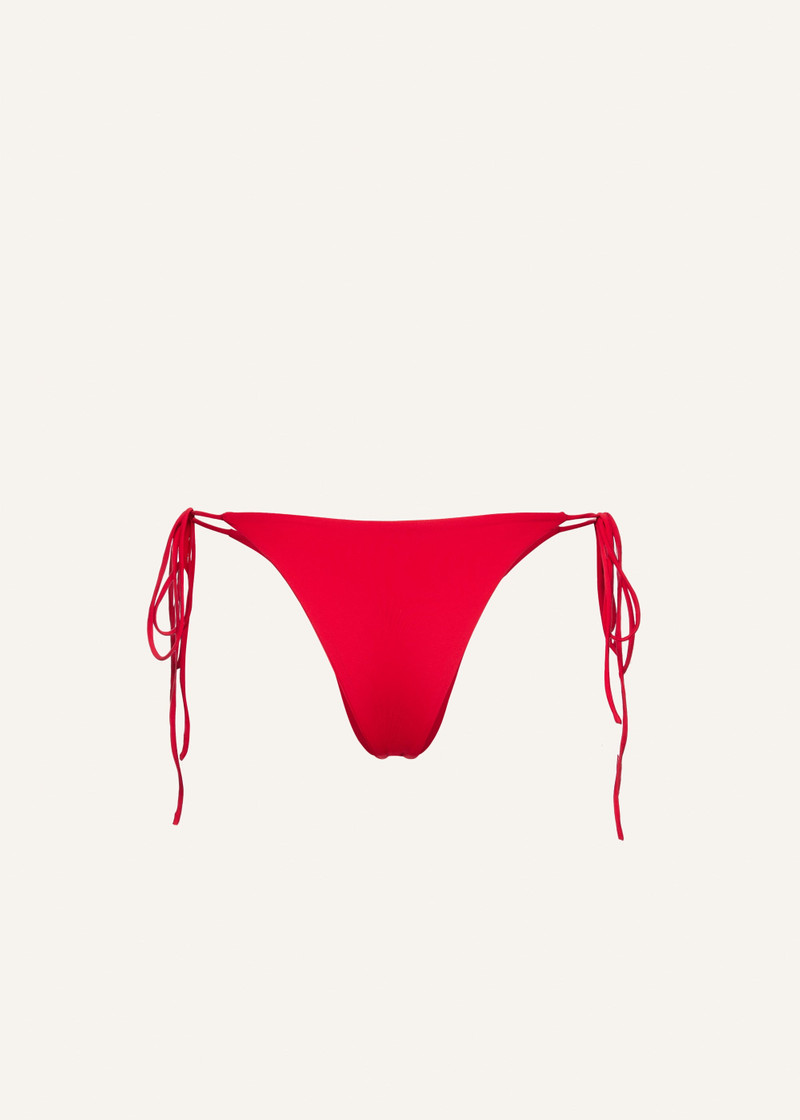 MAGDA BUTRYM String tie swim bottom in red outlook