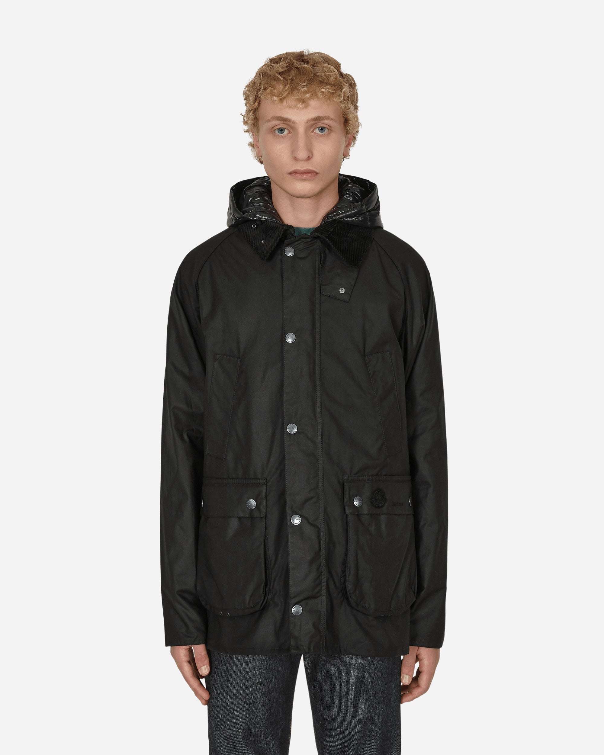 Moncler 2 Moncler 1952 Barbour Wight Down Jacket Black