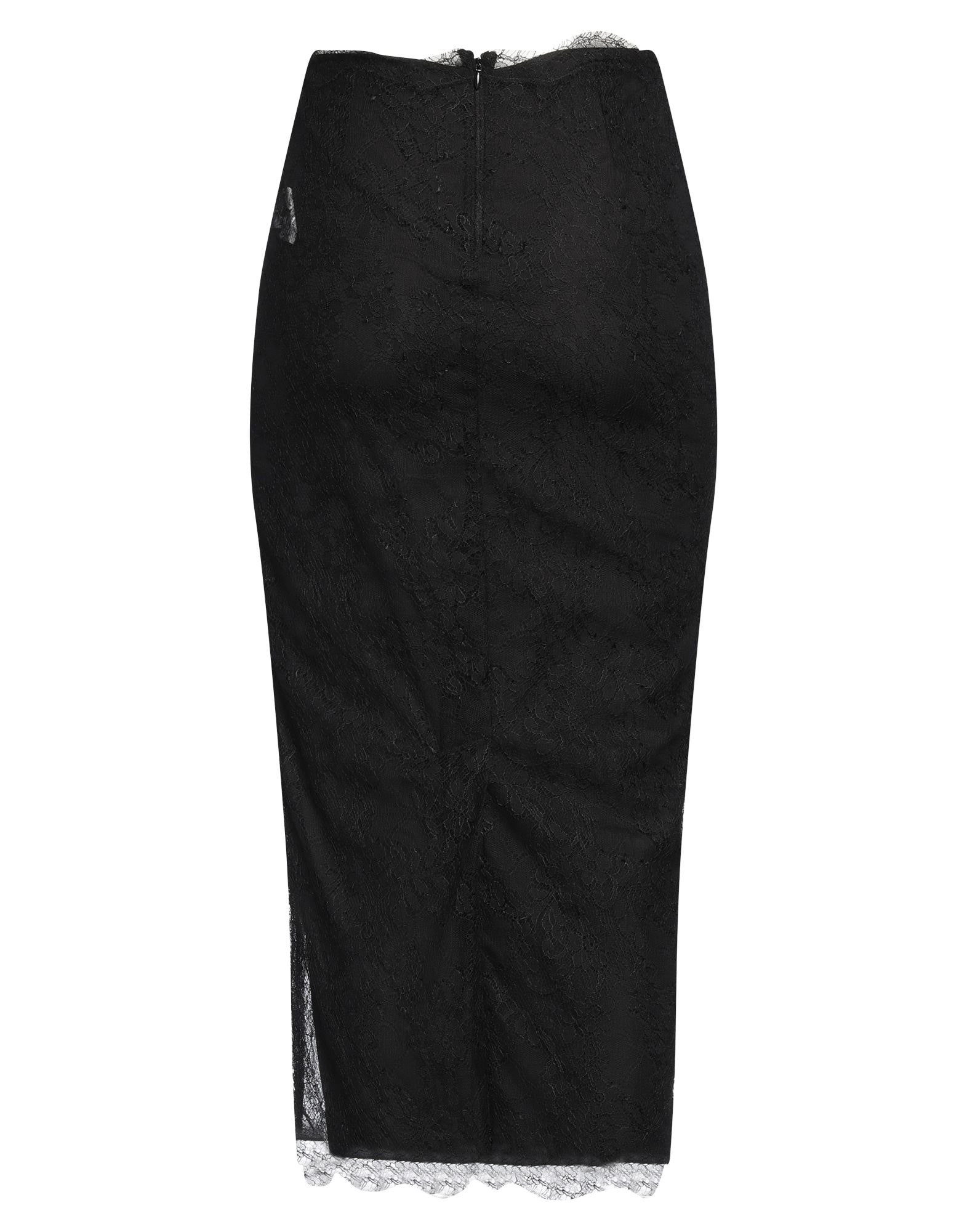 Black Women's Midi Skirt - 2