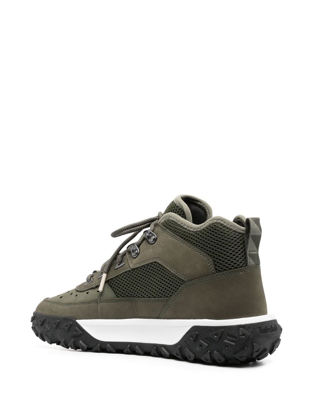 hiker lace-up leather boots - 3