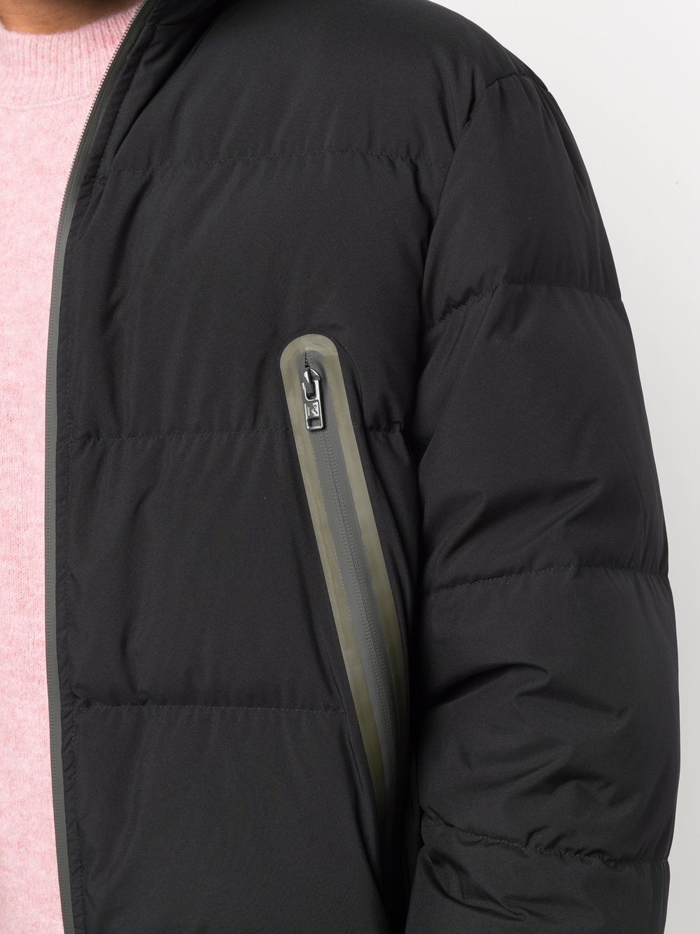 zip-up down jacket - 5