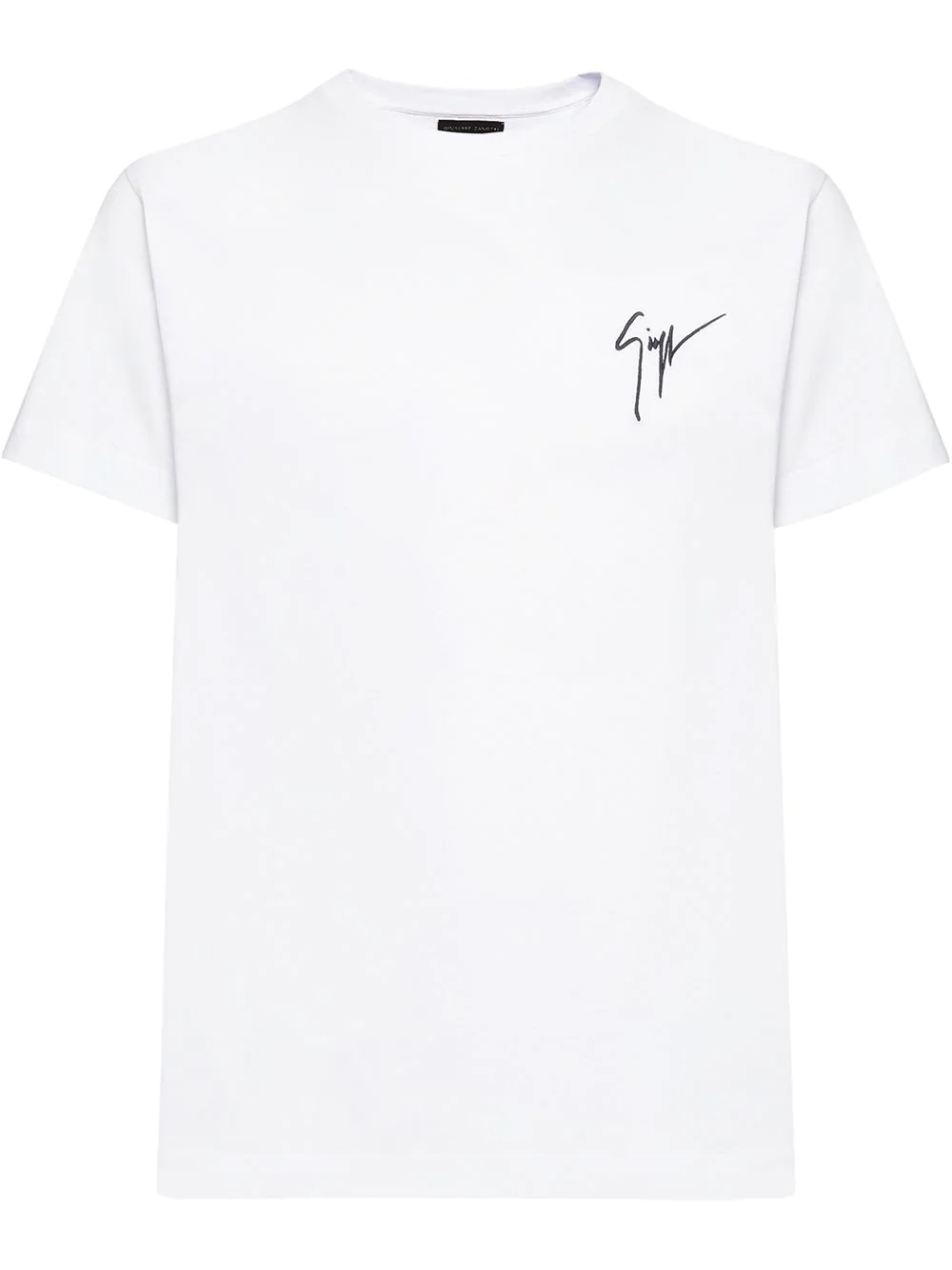 logo embroidered T-shirt - 1