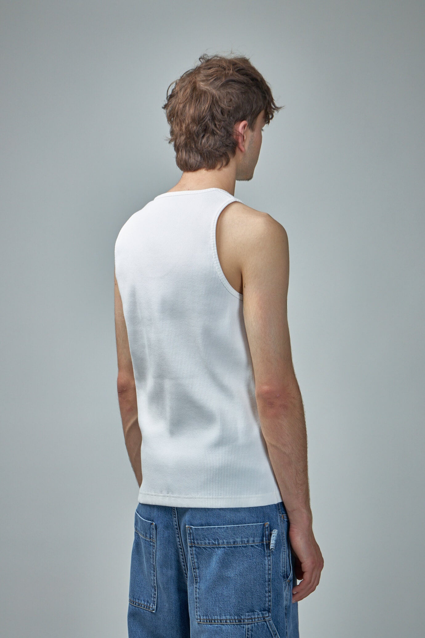 Cotton Rib Jersey Tank Top - 3