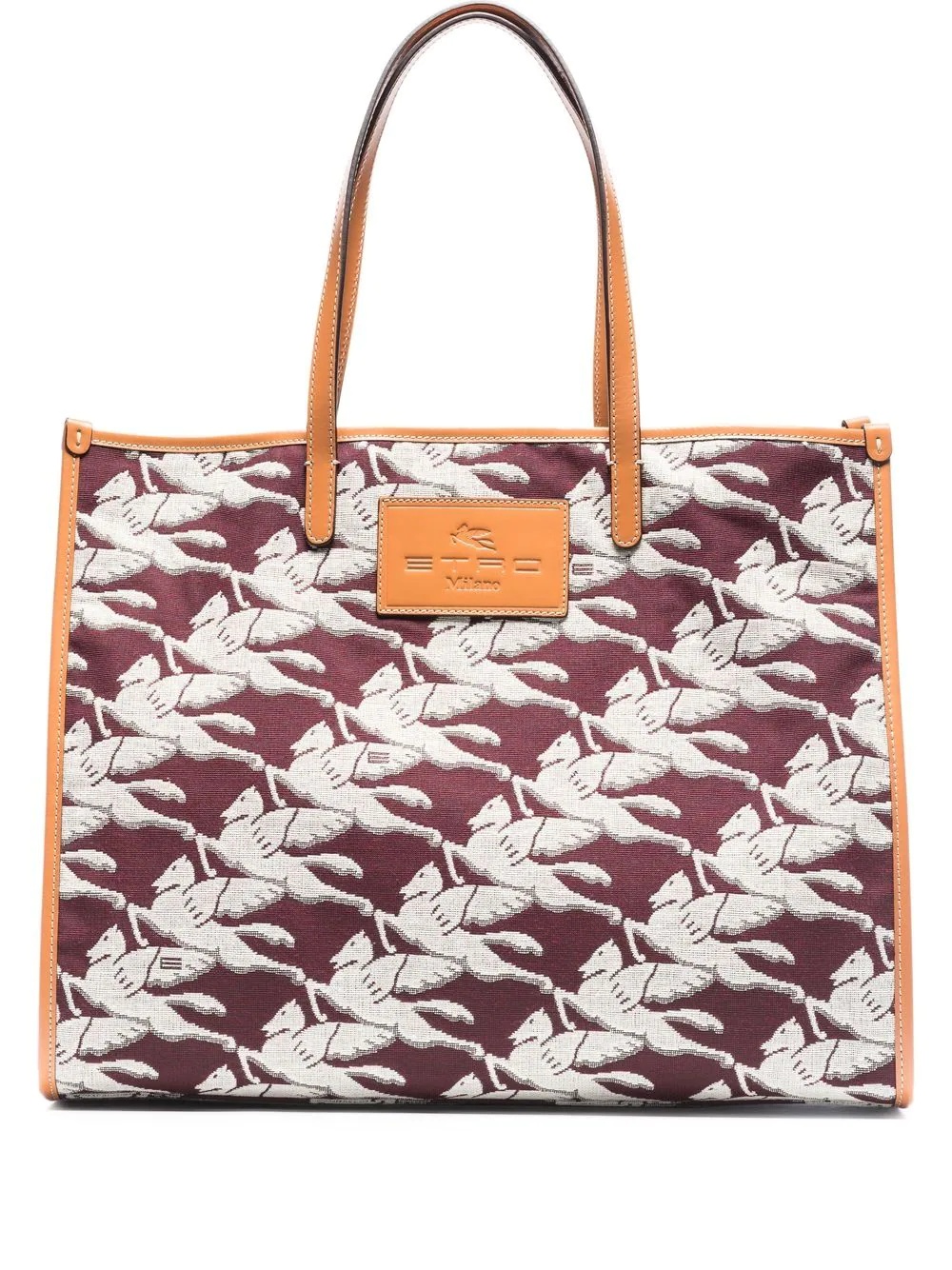 Pegaso-print tote bag - 1