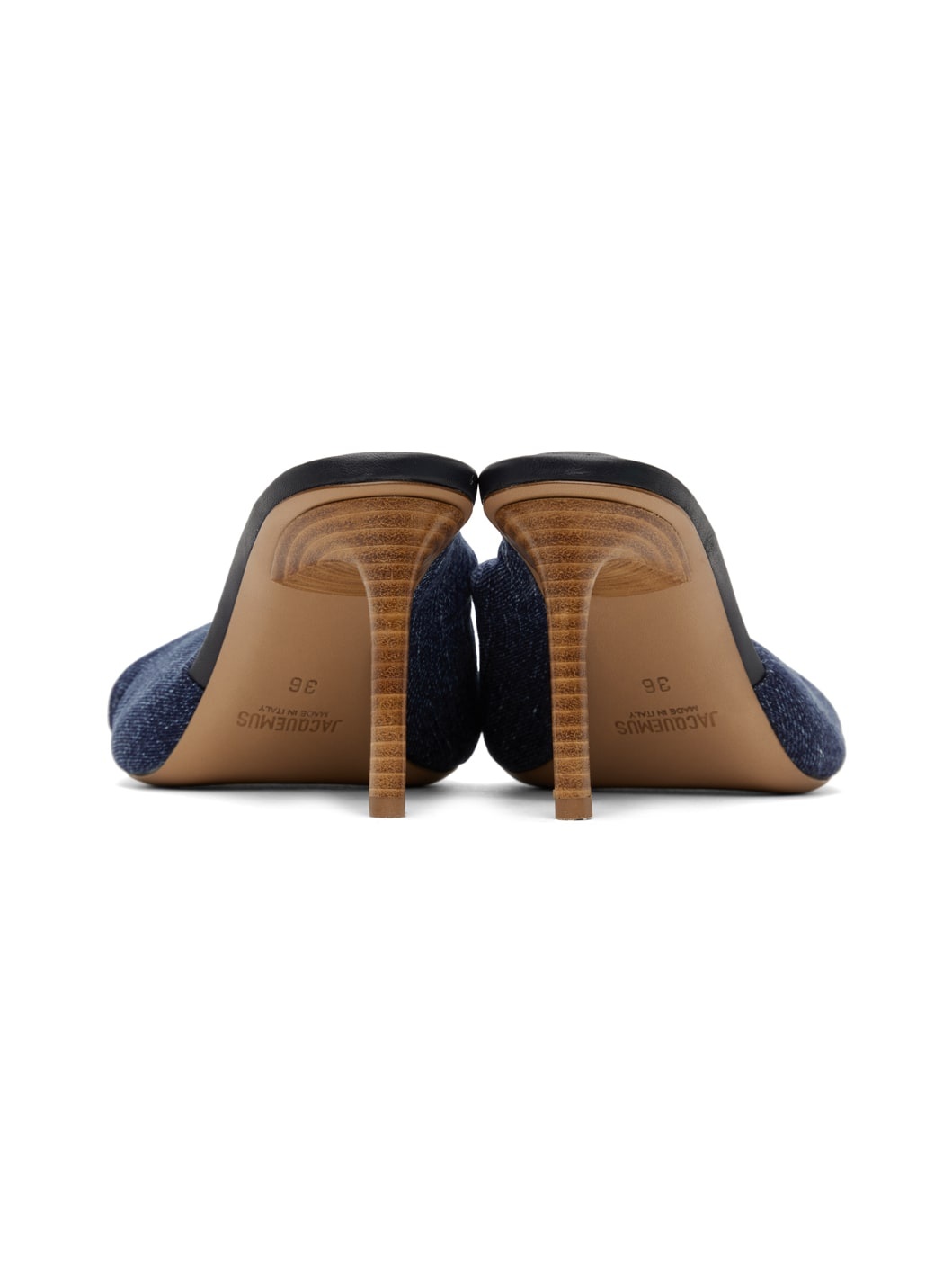 Blue Le Raphia 'Les Mules Bagnu' Heeled Sandals - 2