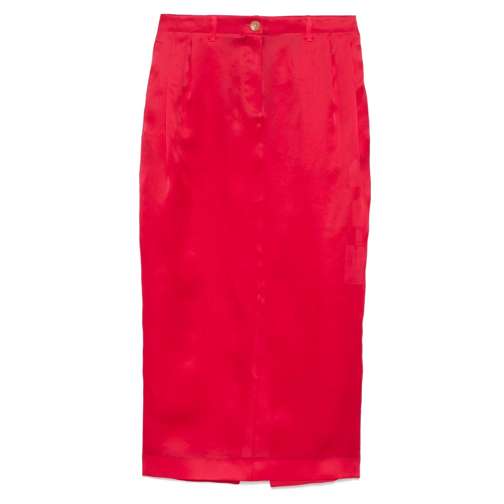 KHAITE Red Skirts | wananluxury | REVERSIBLE