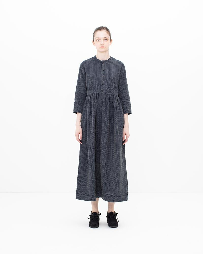 visvim LANCASTER DRESS W NAVY outlook