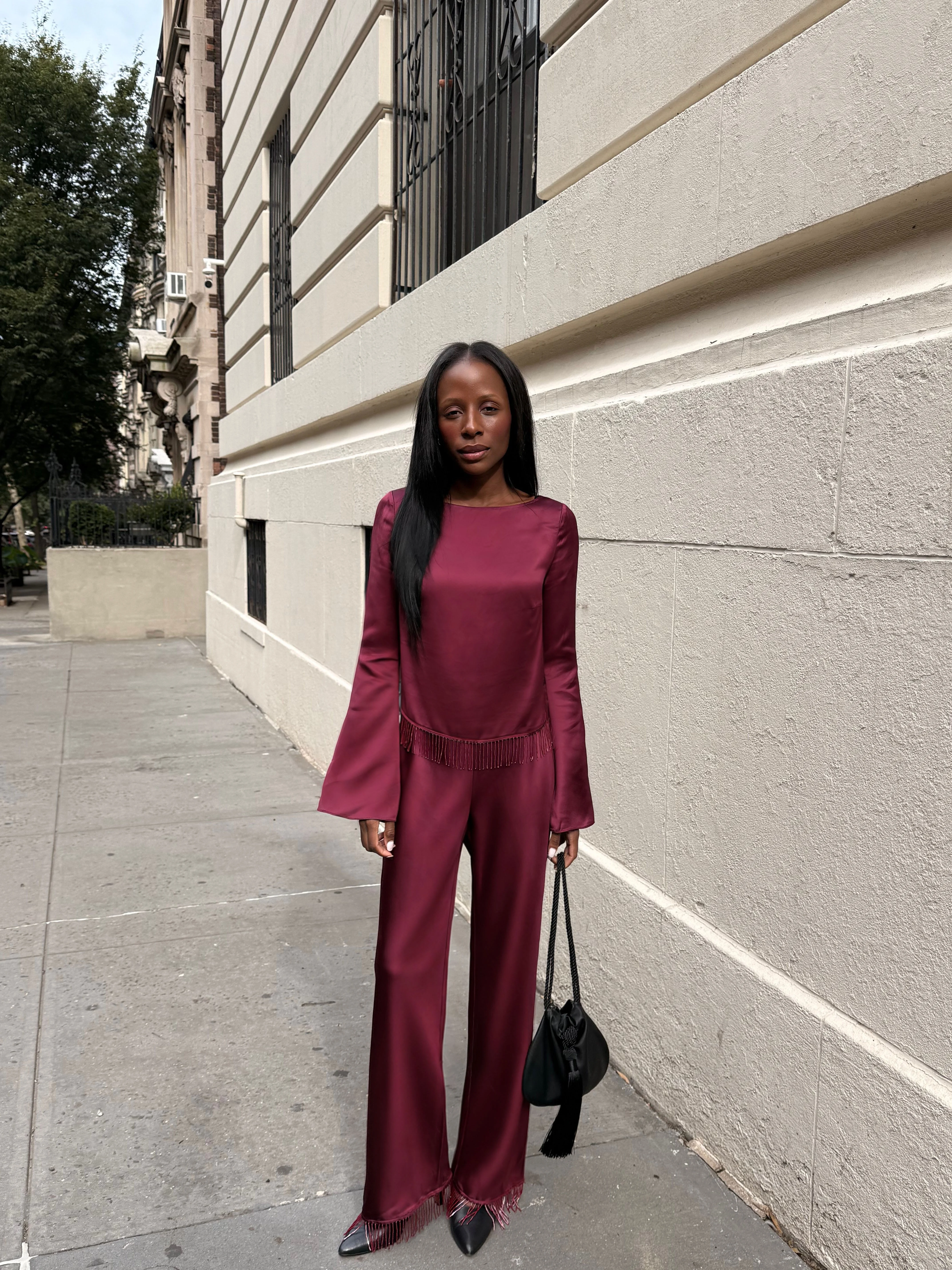 The Eliza Top - Spiced Berry - 1