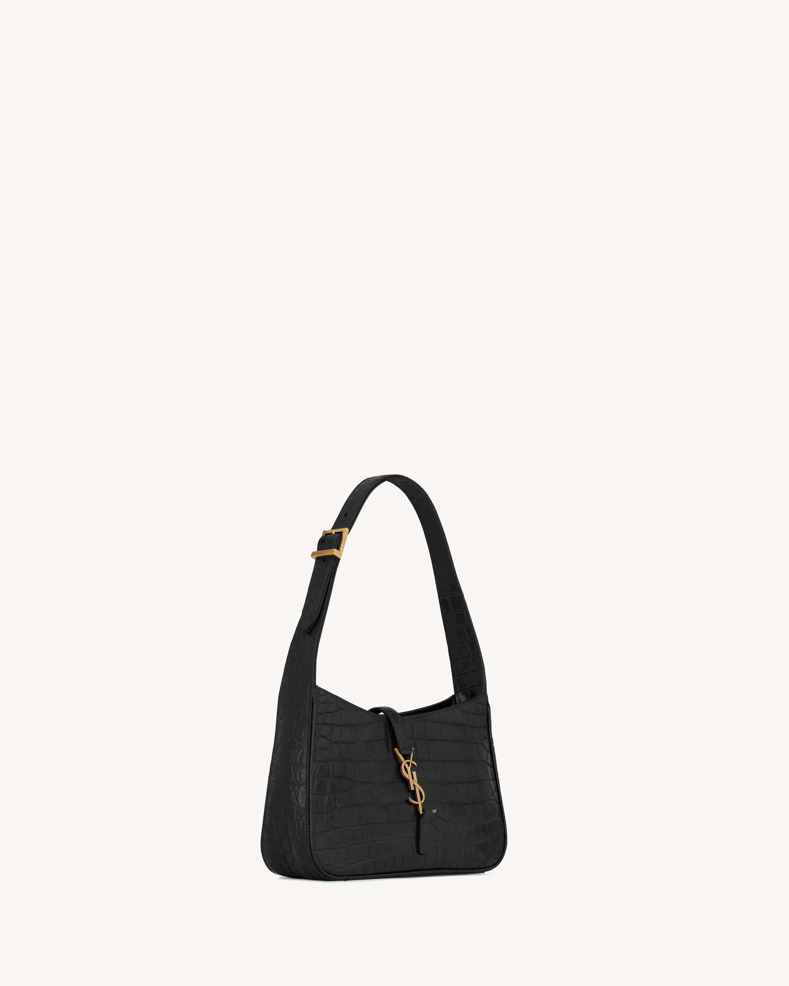 LE 5 À 7 IN CROCODILE-EMBOSSED SHINY LEATHER - 4