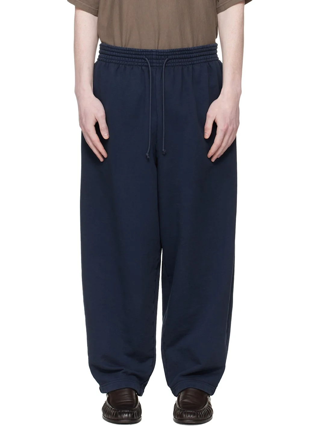 Navy Drawstring Sweatpants - 1
