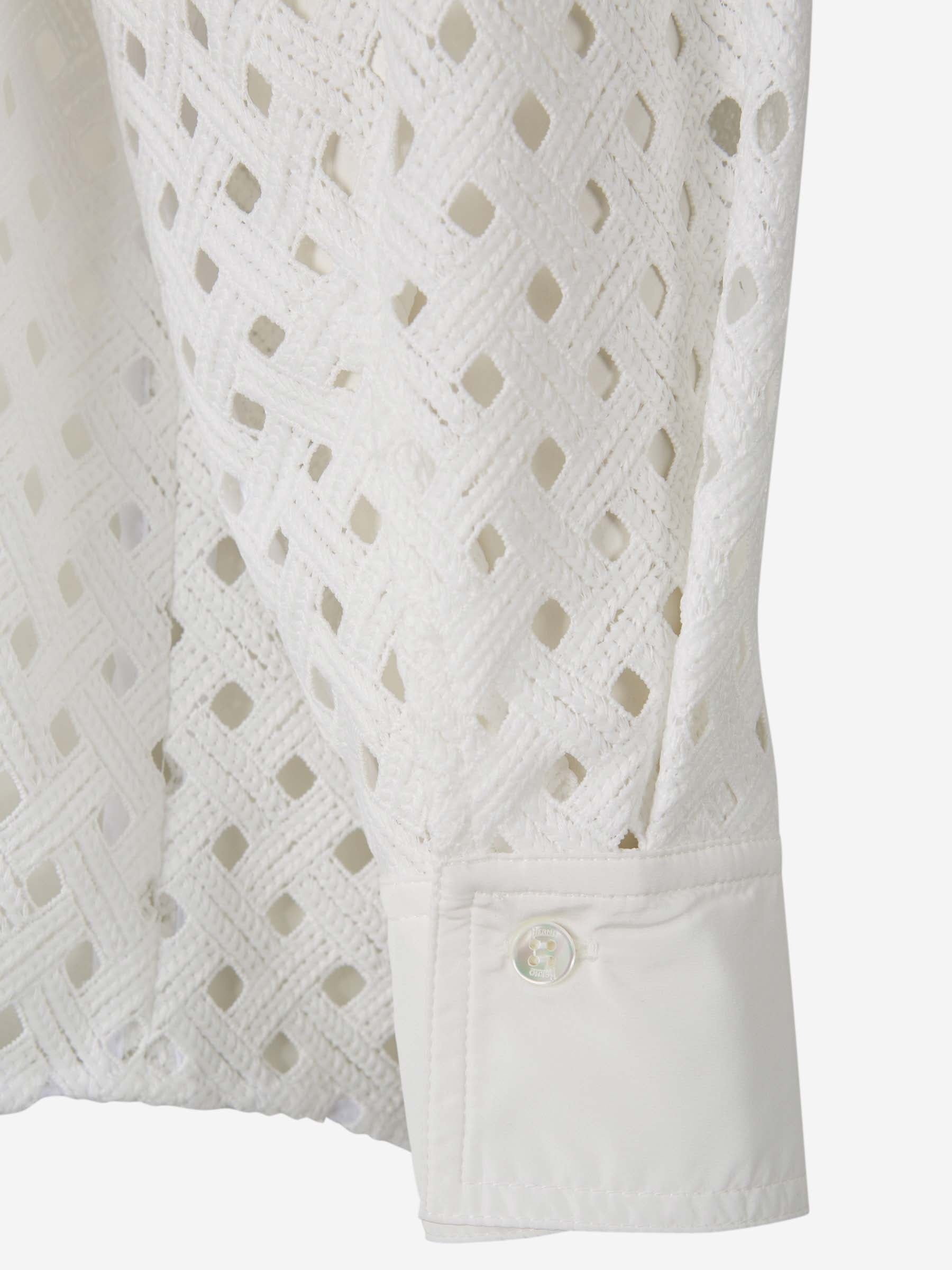 STRAIGHT OPENWORK JACKET - 6