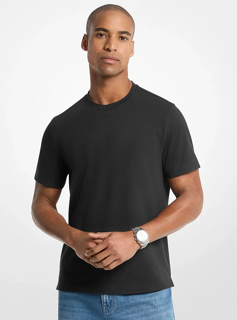 Cotton Piqué T-Shirt - 1