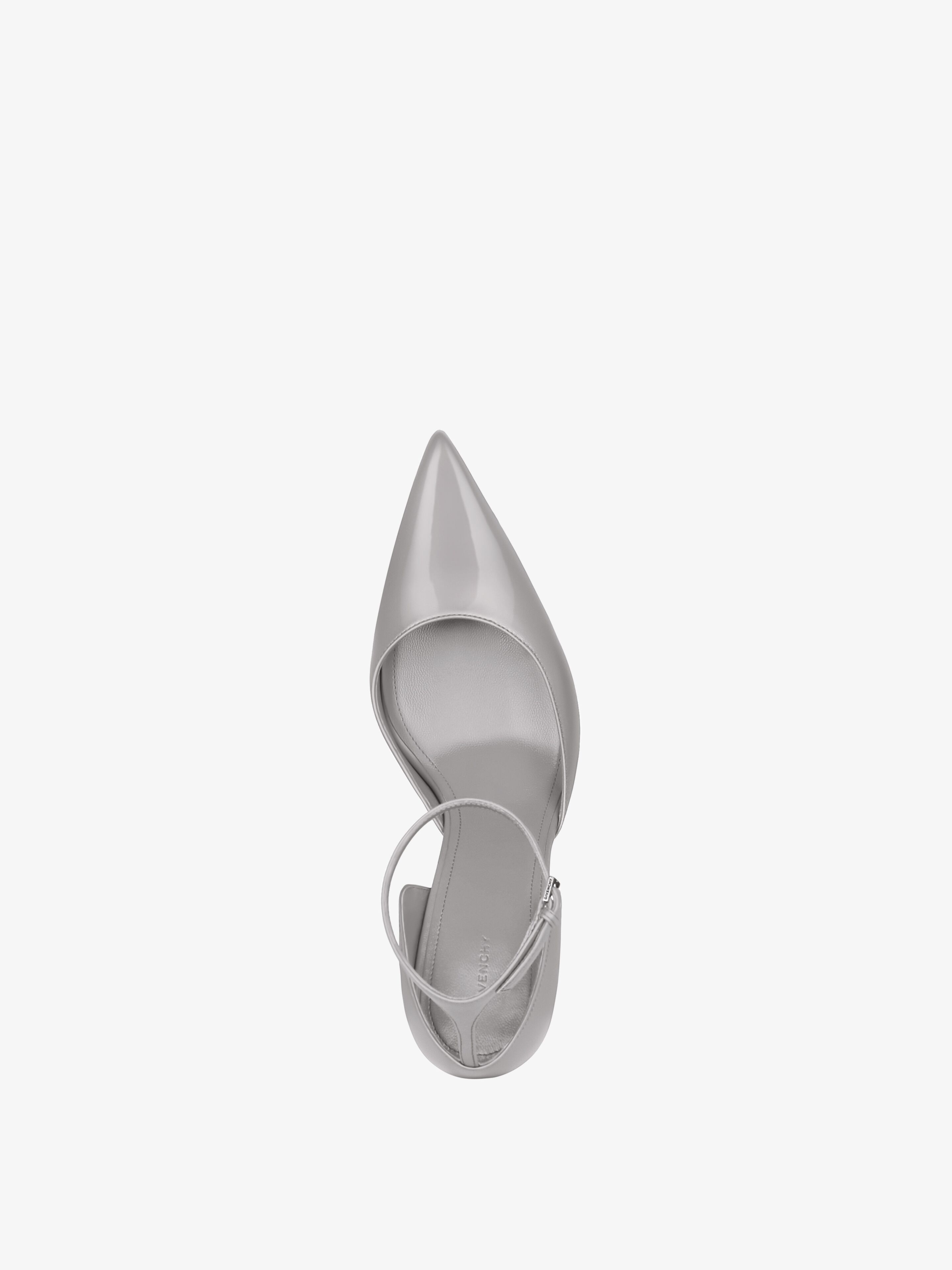 SHOW PUMPS IN LEATHER WITH STOCKINGS - 5