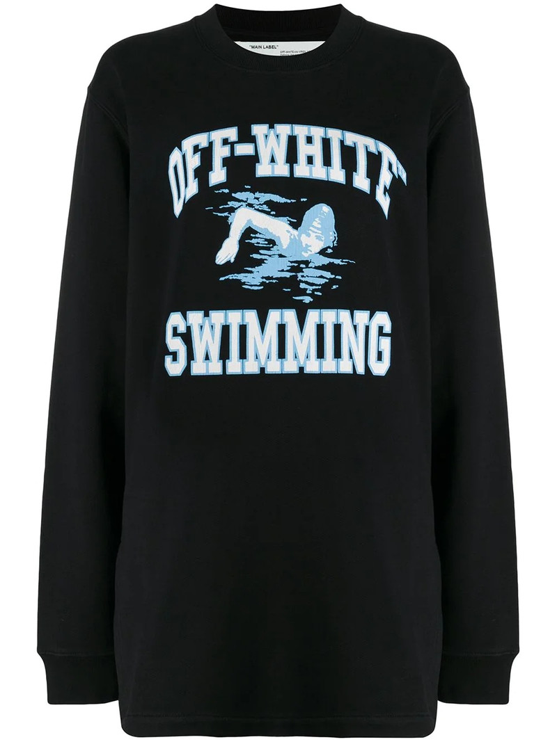swimming print sweatshirt 1
