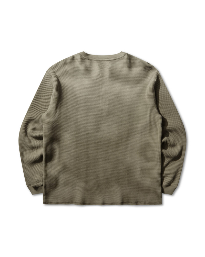 Bee Sun Faded Organic Waffle Serafino Long Sleeve 10