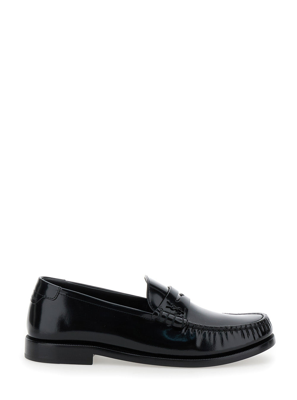 Saint Laurent Women Black Loafers In Leather Woman - 1