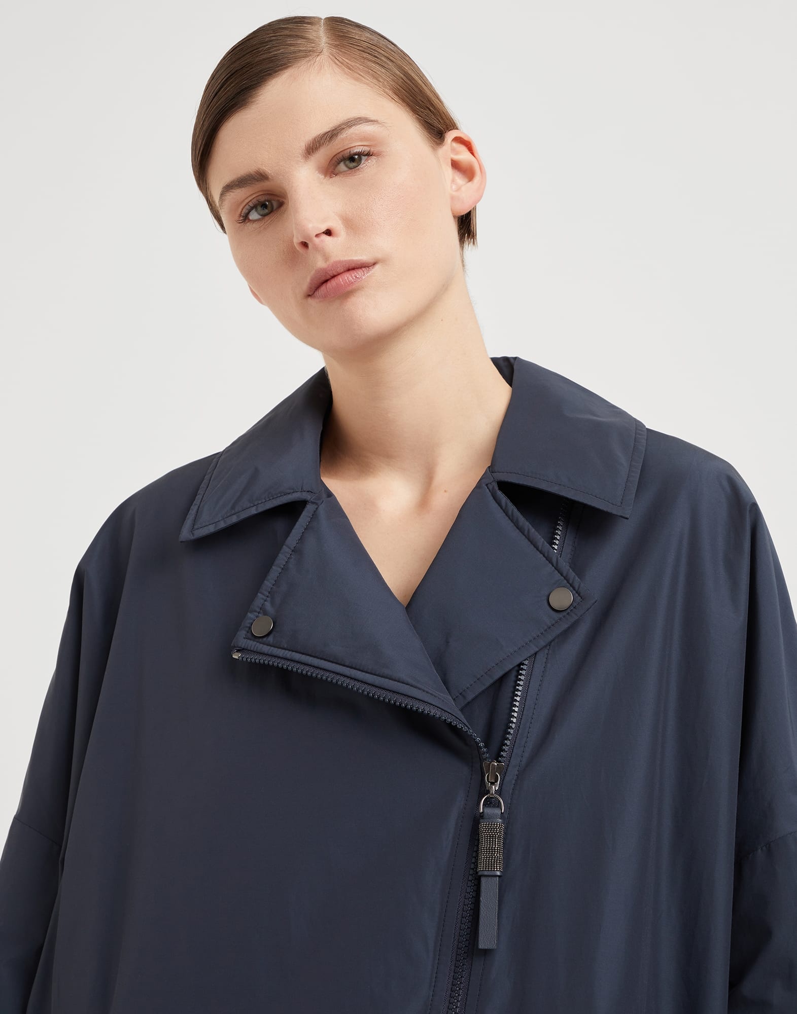 Water-resistant taffeta outerwear jacket with Thermore® padding and shiny zipper pull - 3