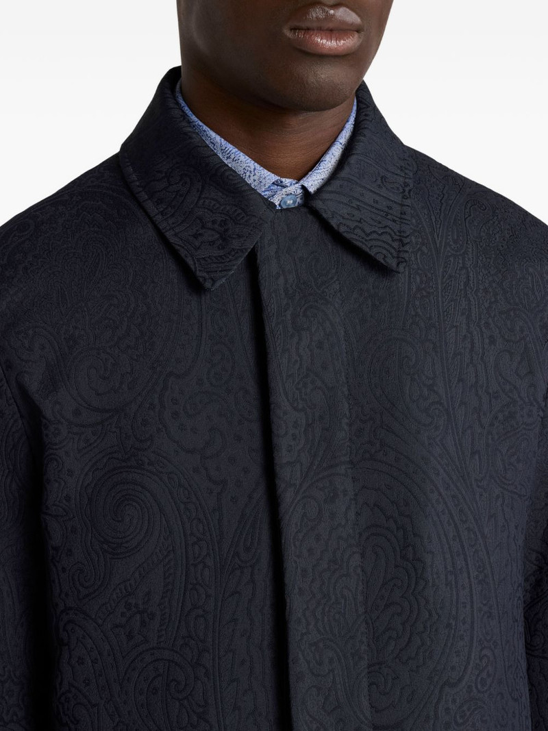 patterned-jacquard coat 4