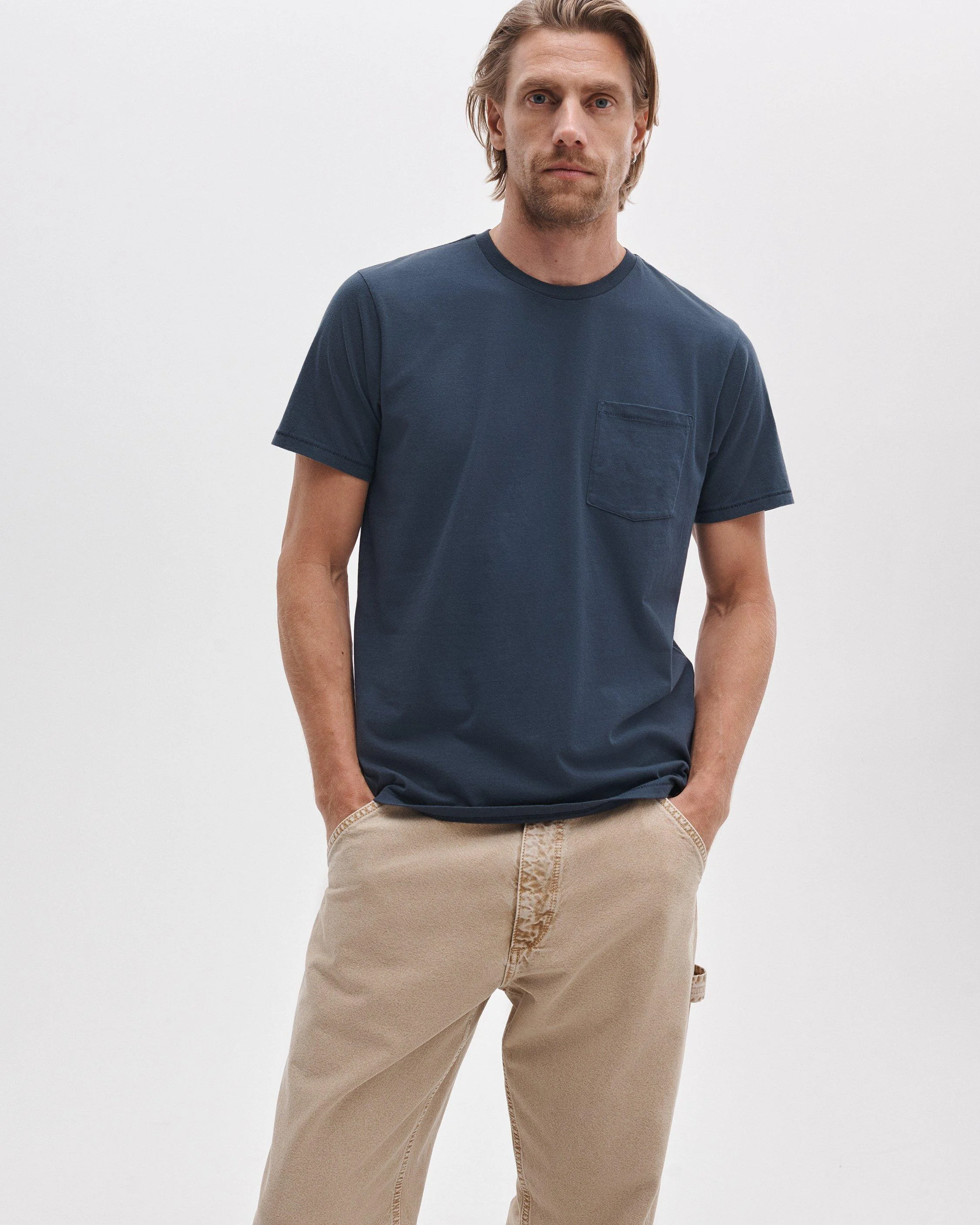 Classic Pocket Cotton Tee - 1