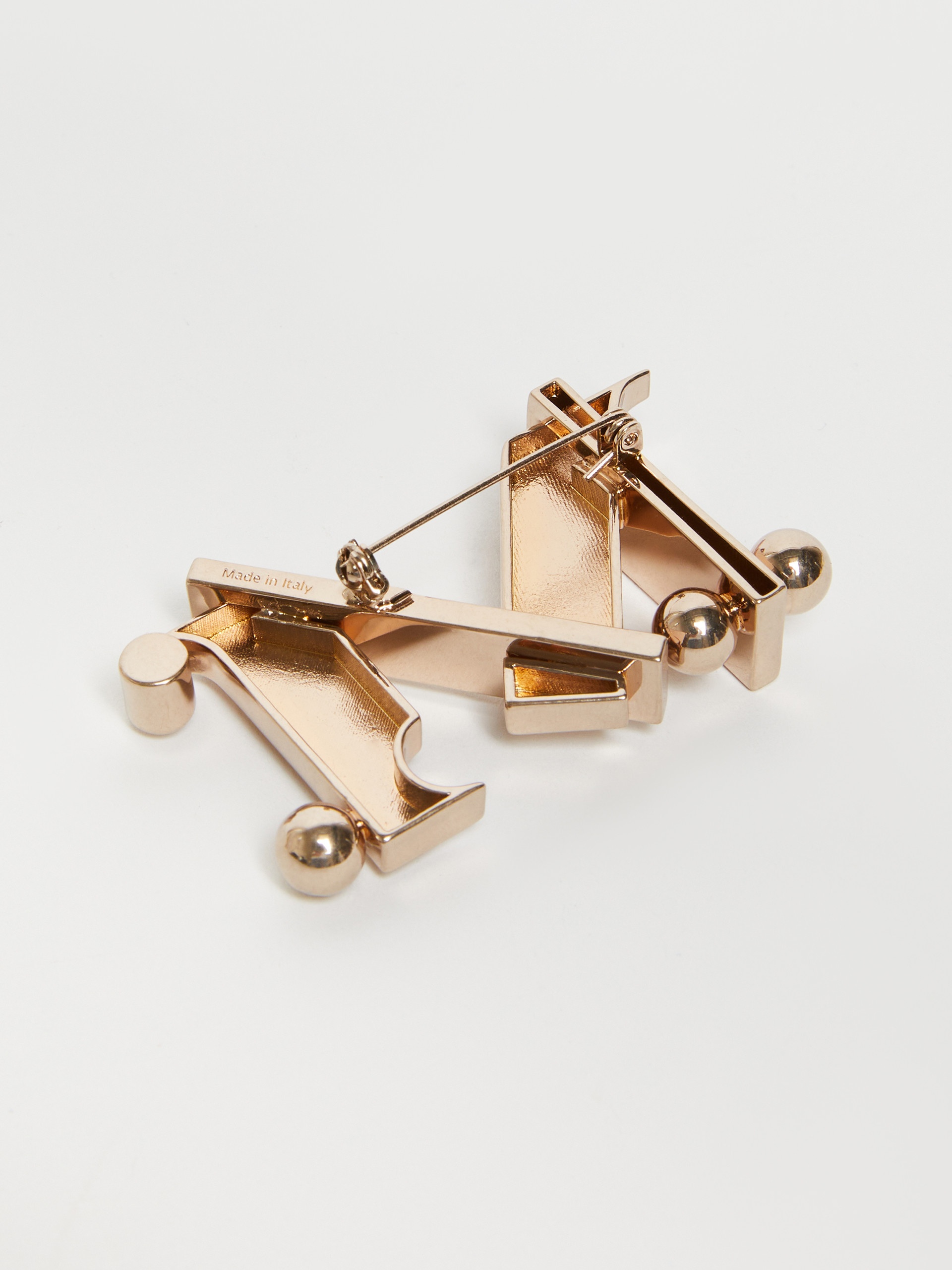 GEARMBROOCH Metal Monogram brooch - 2