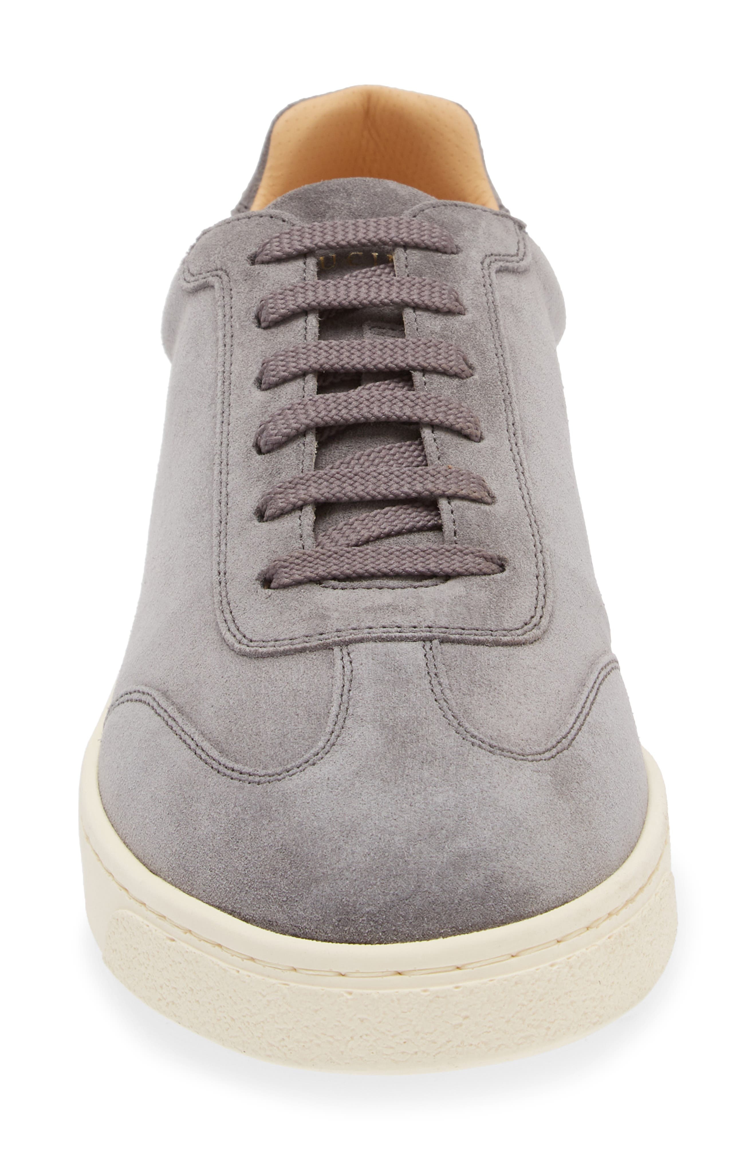 Suede Low Top Sneaker - 4