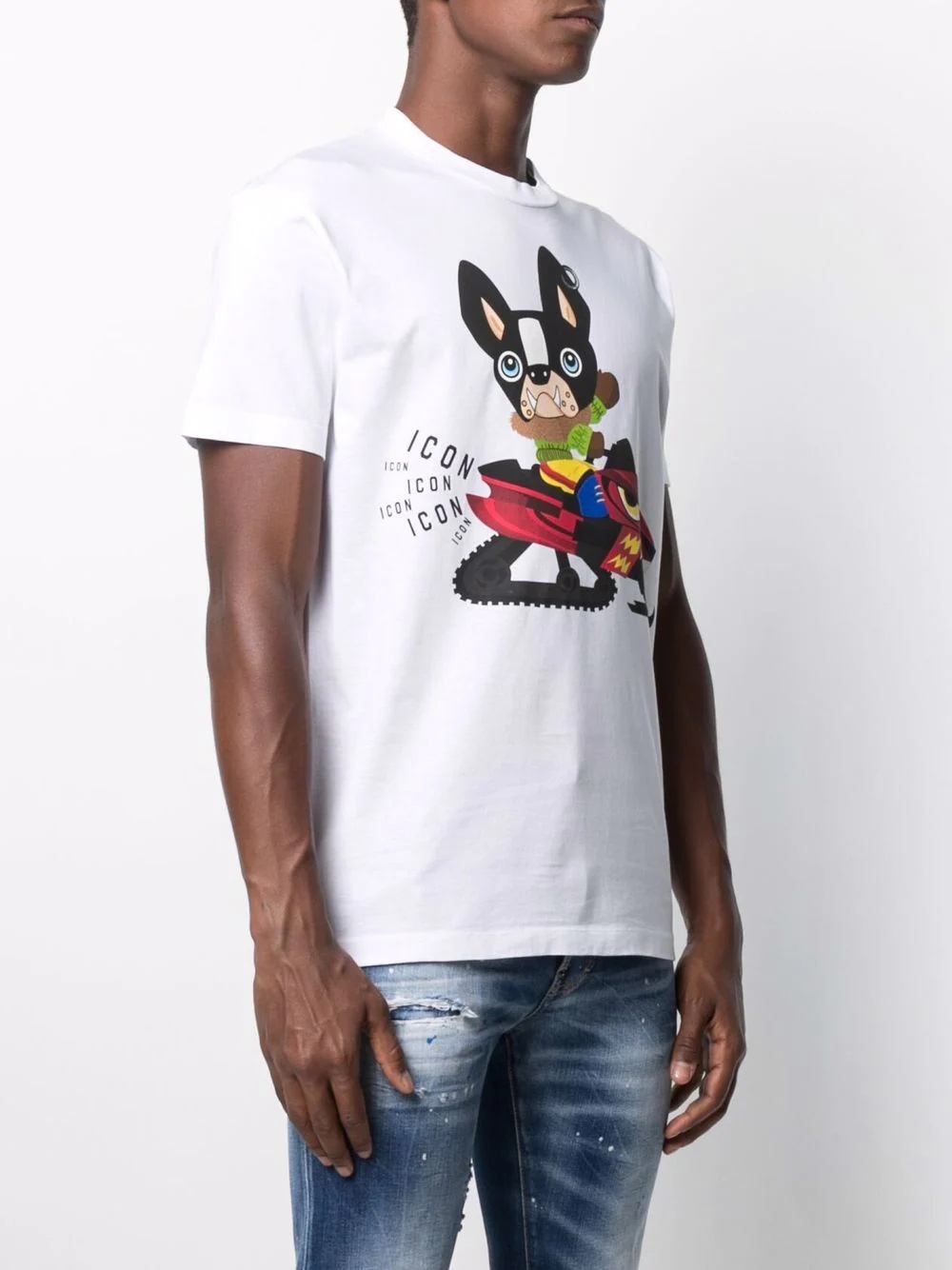 Icon graphic-print short-sleeve T-shirt - 3