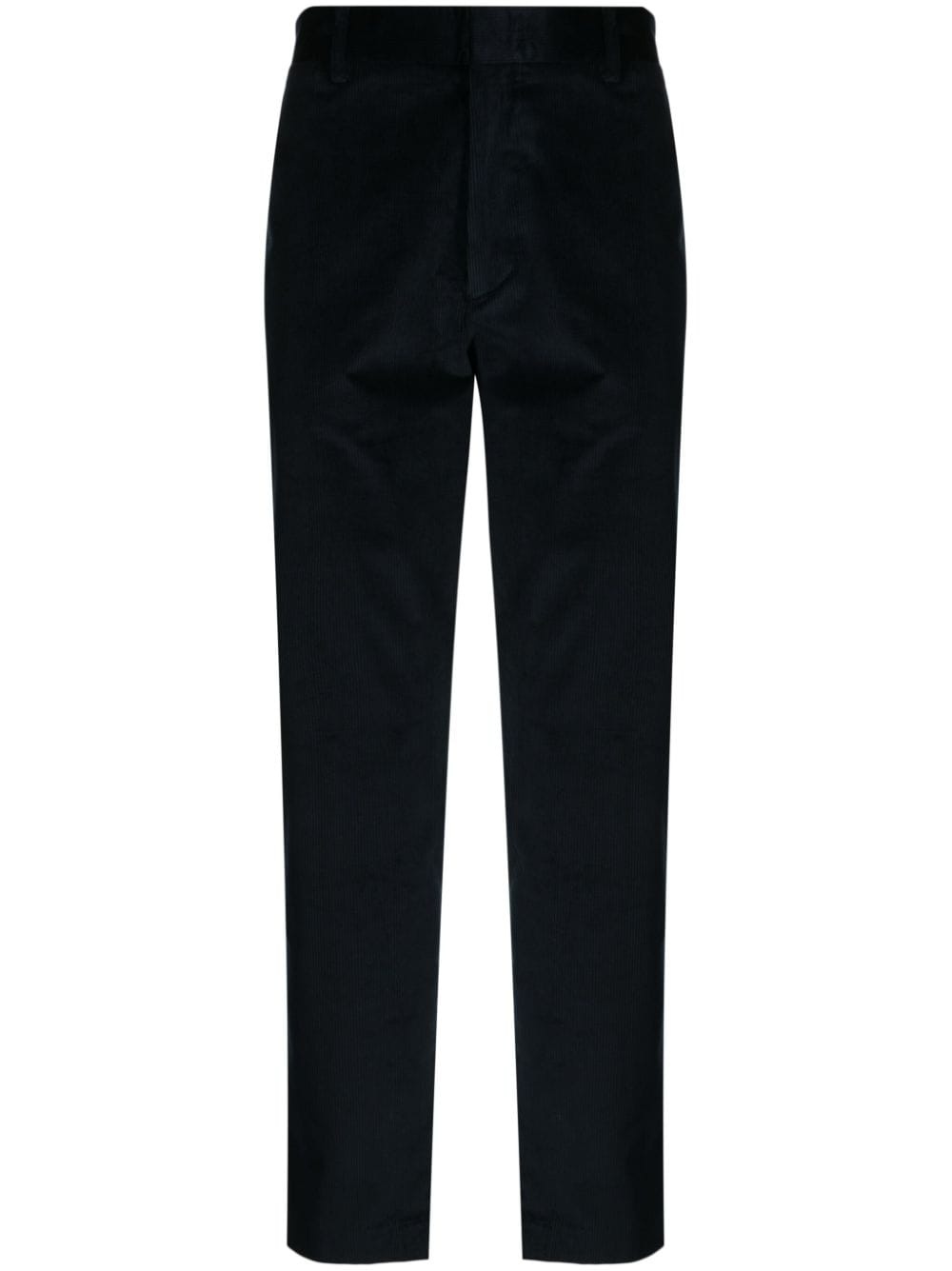 slim corduroy straight-leg trousers - 1