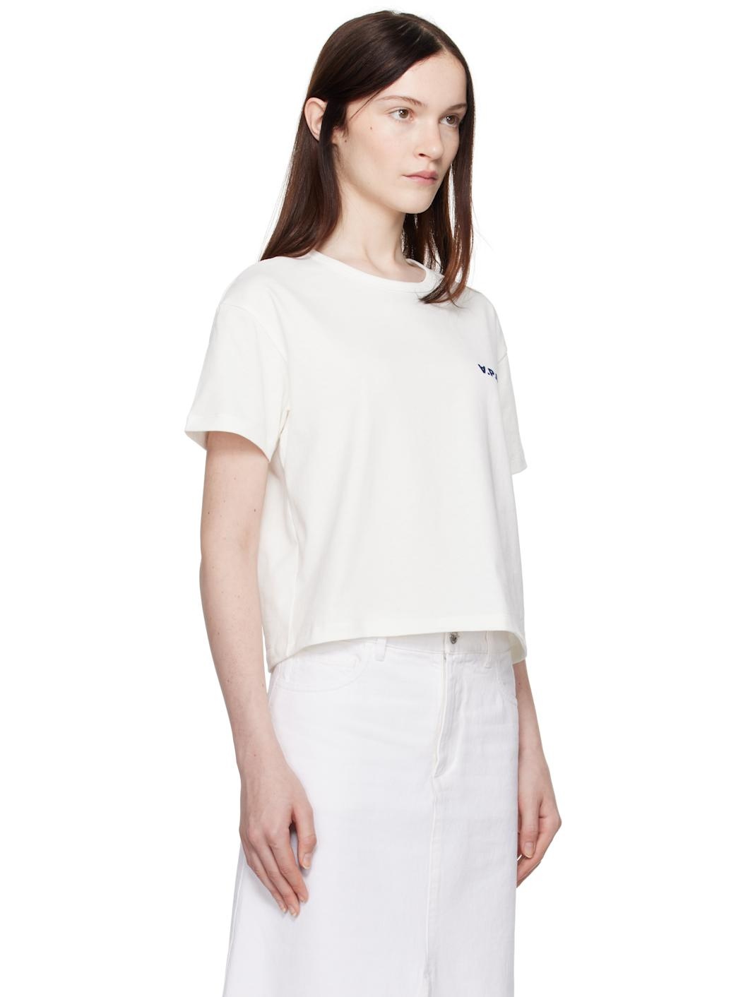 White Boxy Petit 'VPC' T-shirt - 2