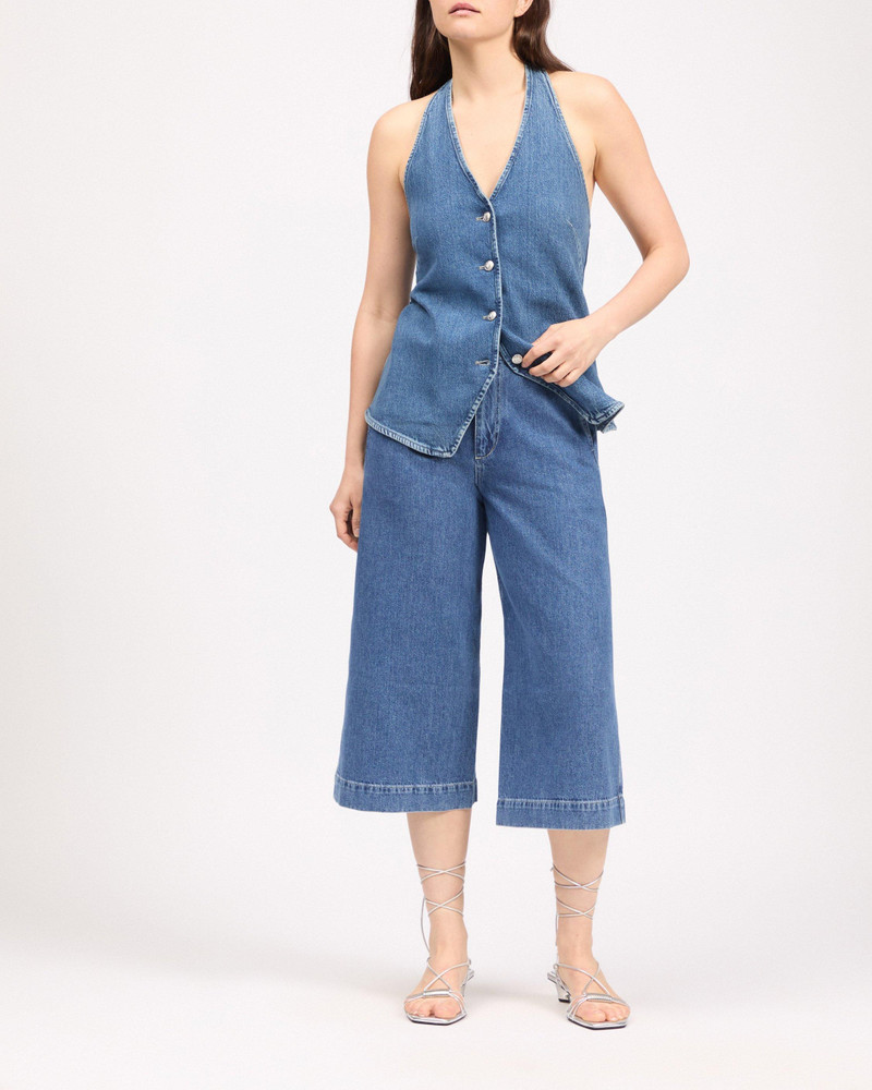 Matilda Denim Vest Vintage Stretch Denim 1