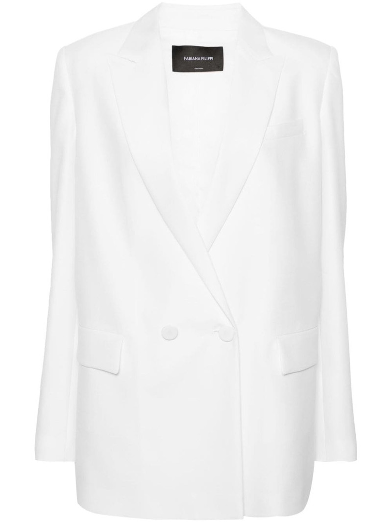 peak-lapels double-breasted blazer 1