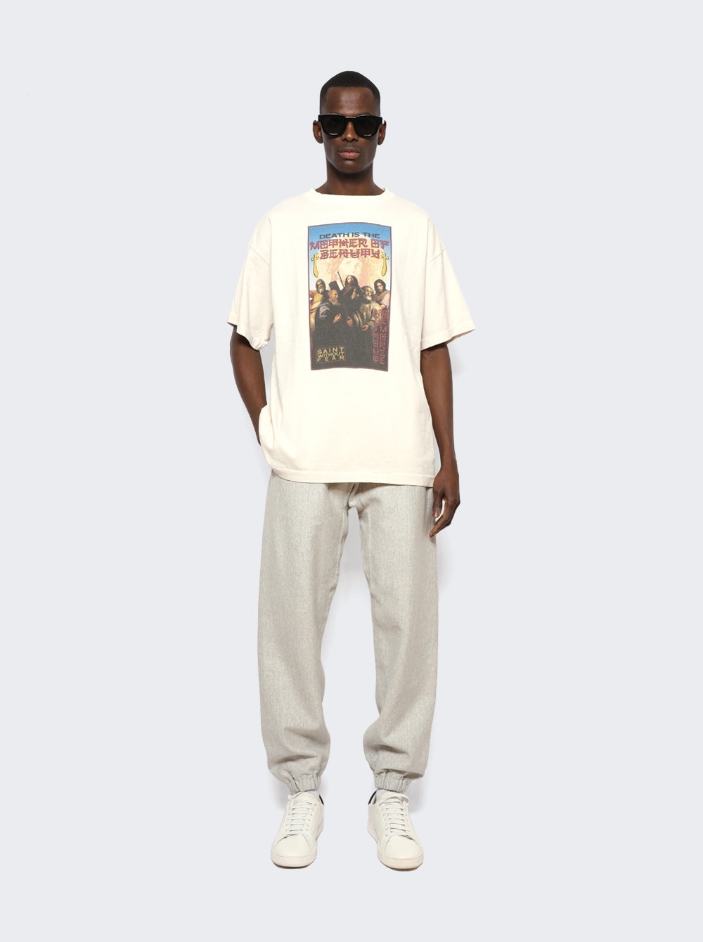 注目商品！【Saint Mxxxxxx】Without Fear Tee White SAINT M×××××× Without Fear Tee White | thewebster | REVERSIBLE