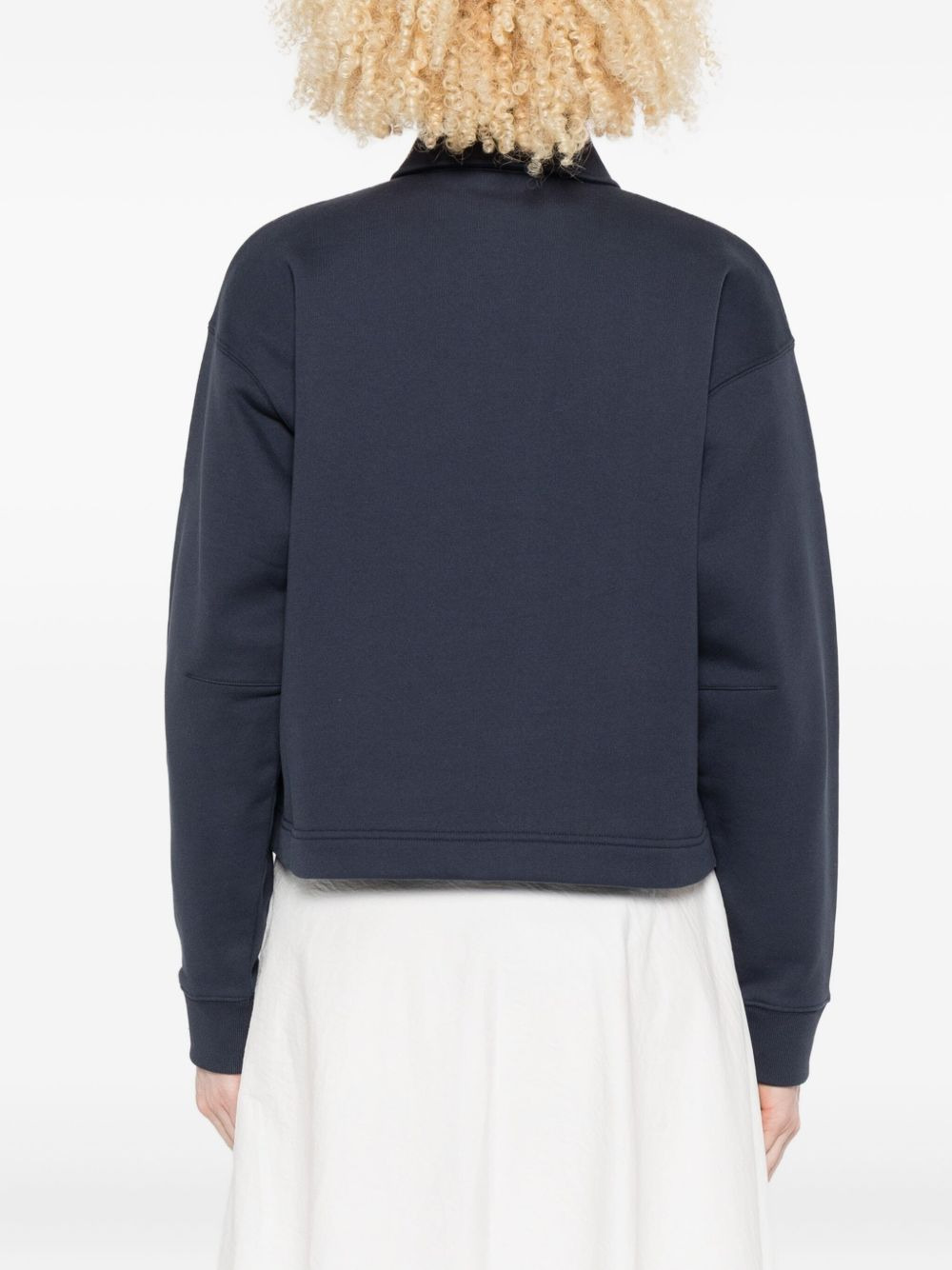 fox-embroidered polo top - 4