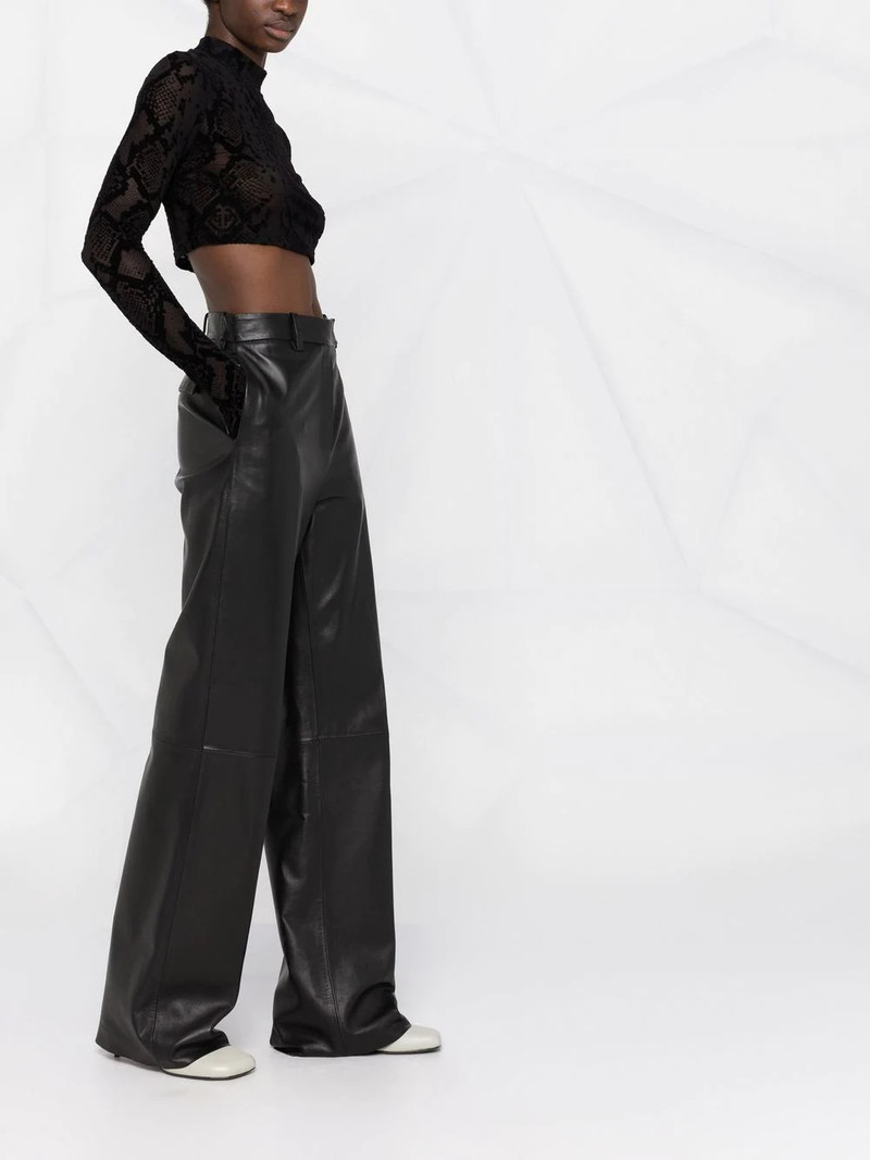 geometric-print cropped top 6