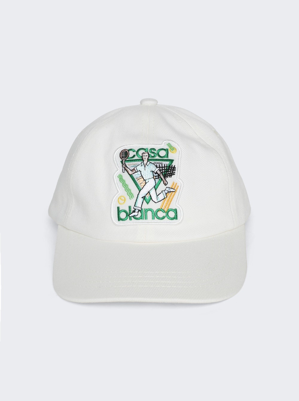 Le Jeu Embroidered Cap White - 1