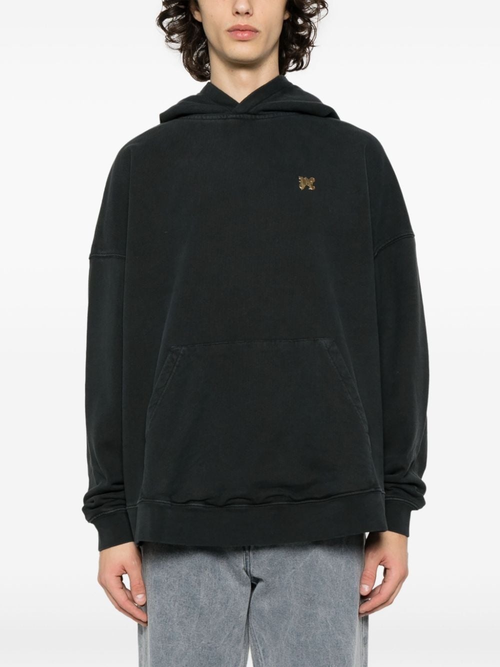 Foggy logo-print hoodie - 3