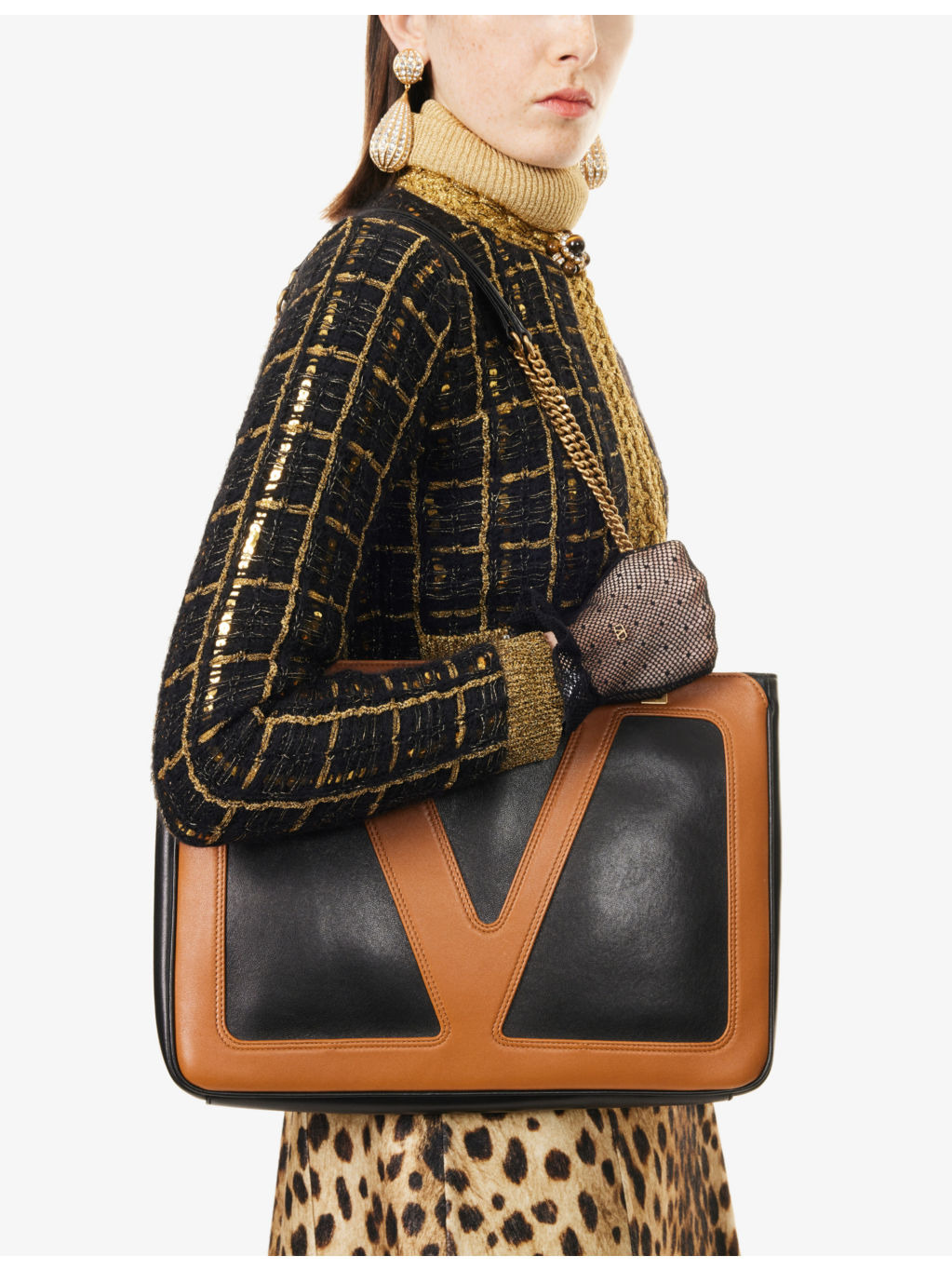 Viva Superstar small leather tote bag - 6