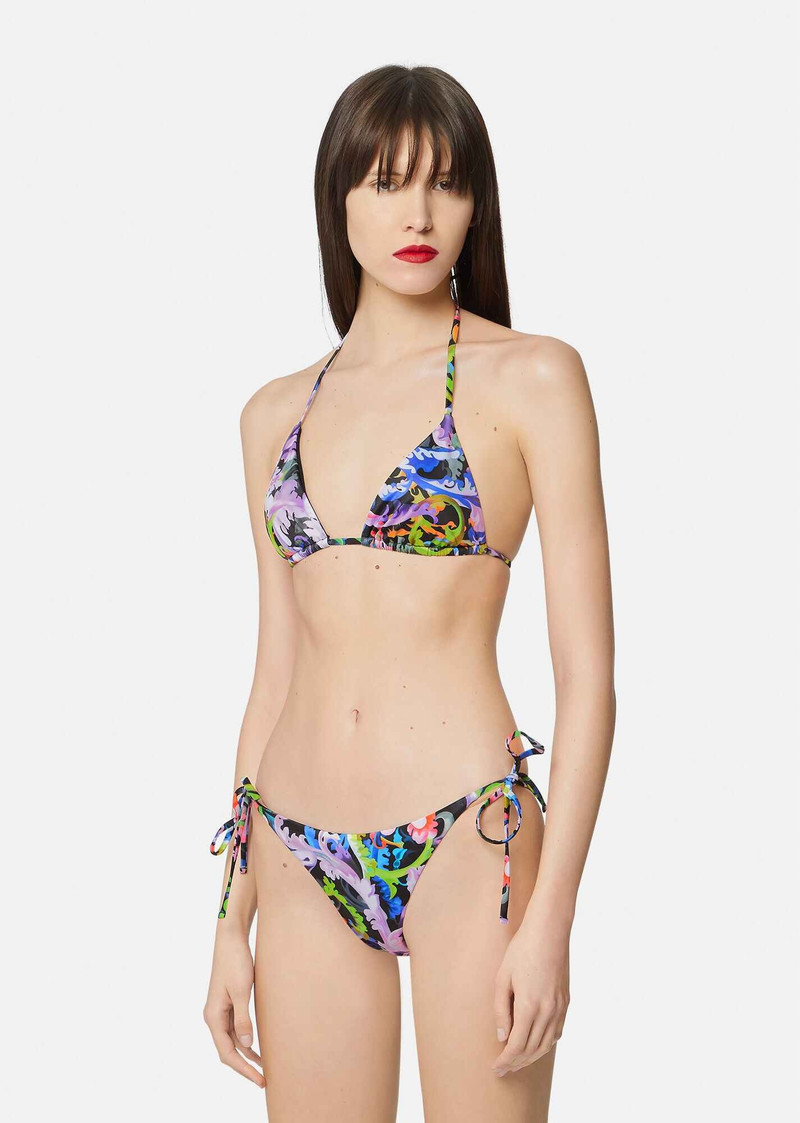 VERSACE Baroccoflage Print Bikini Bottom outlook