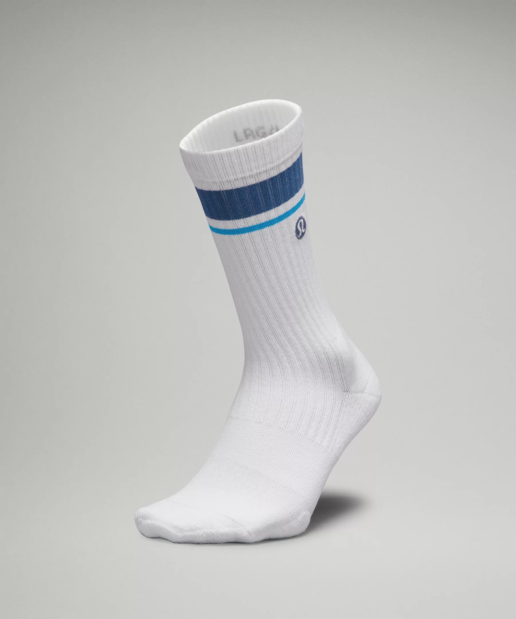 Men's Daily Stride Ribbed Comfort Crew Socks - 3