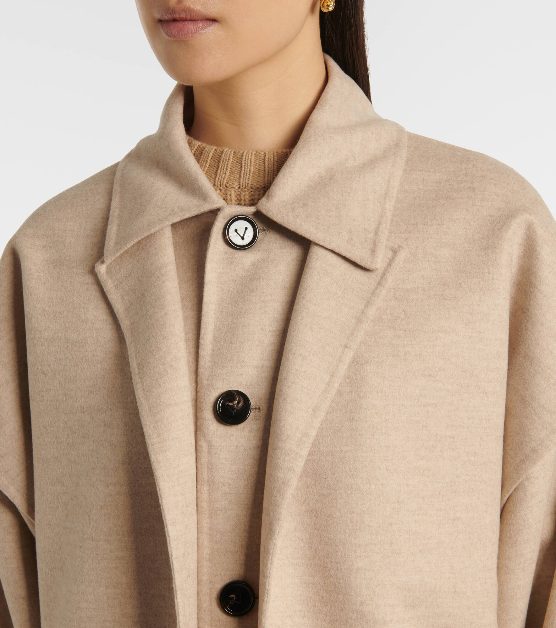 Wool and cashmere jacket - 5