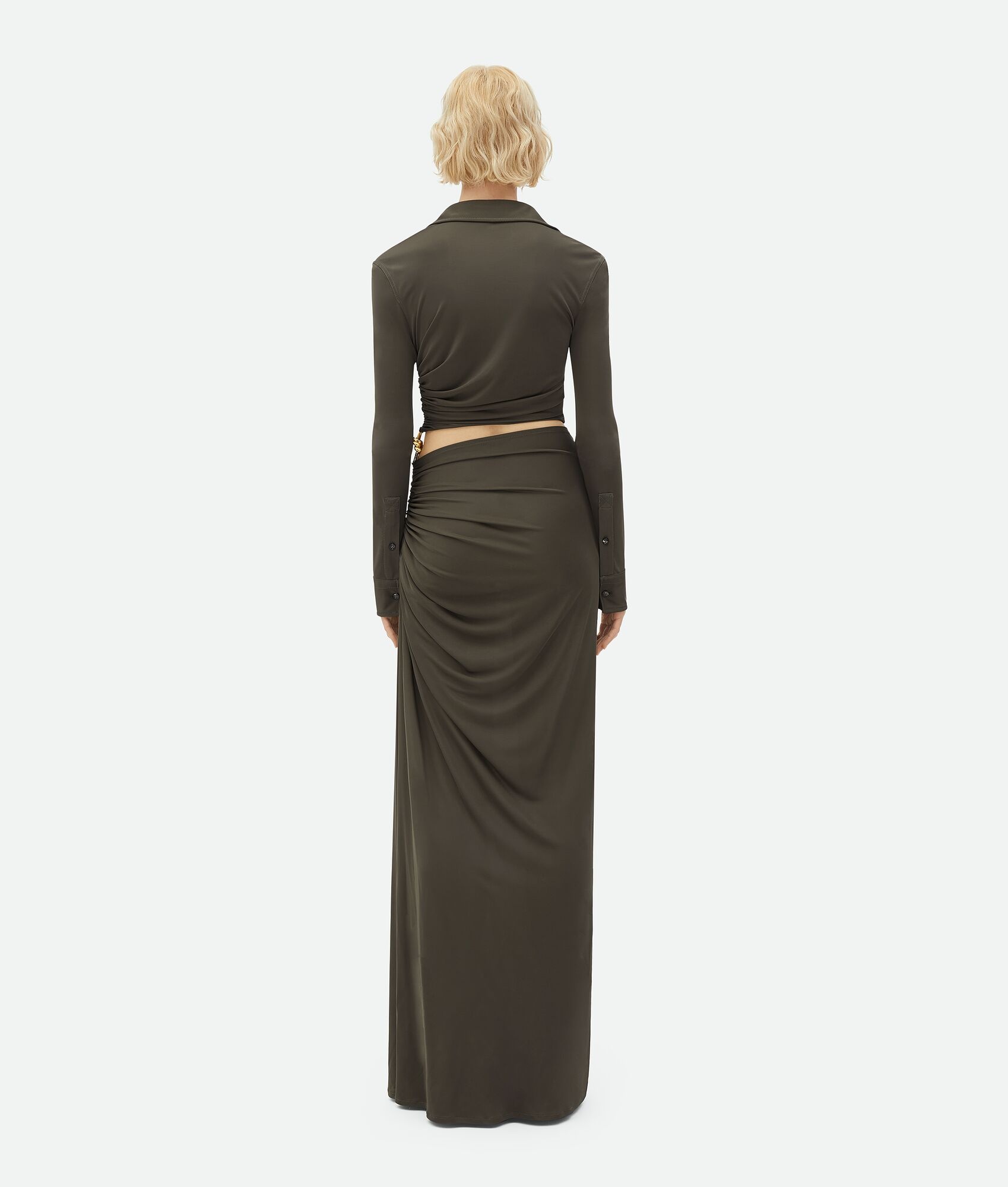 Knot Light Jersey Long Dress - 3