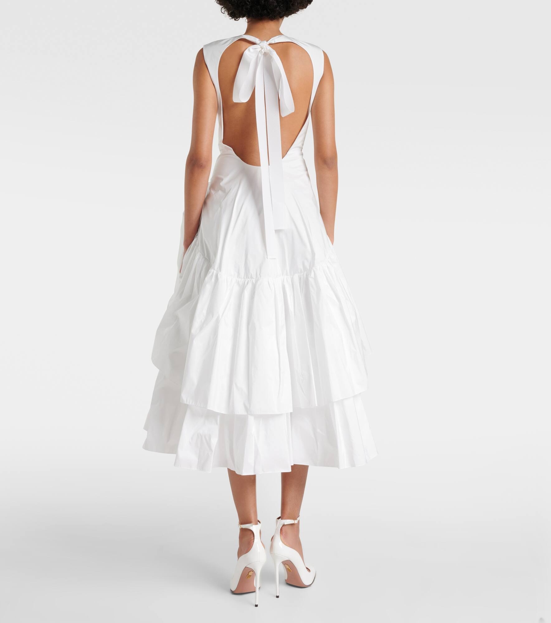 Bridal Radica taffeta midi dress - 3