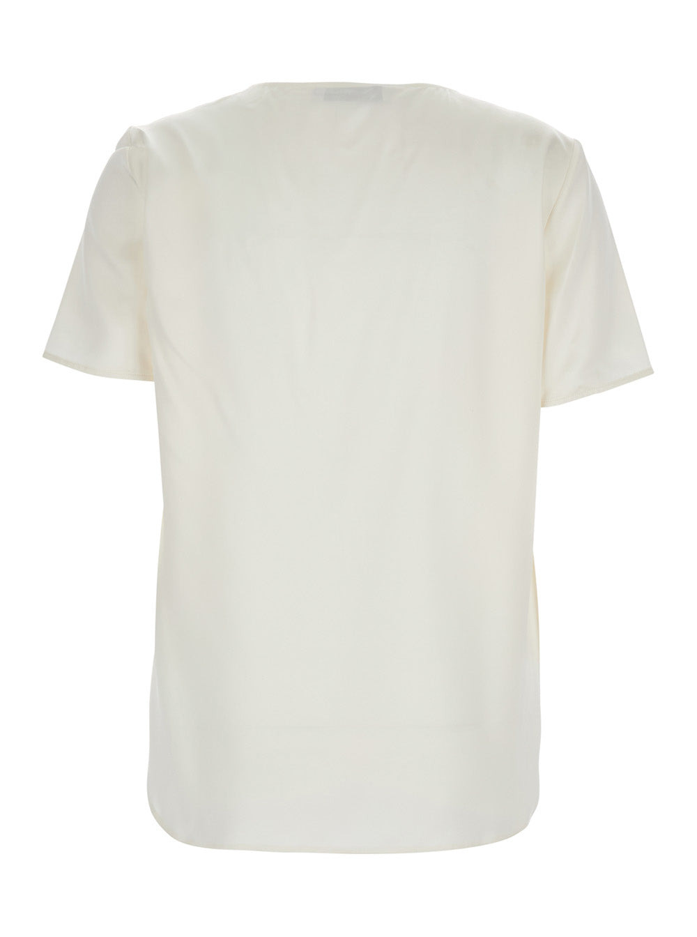Max Mara Women 'Dida' White Top In Silk Woman - 2