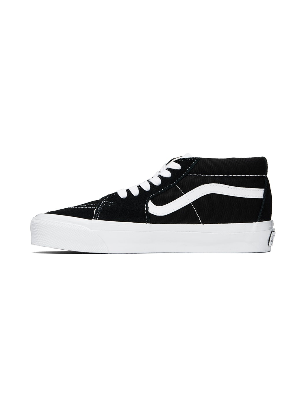 Black & White Sk8-Mid 83 Sneakers - 3